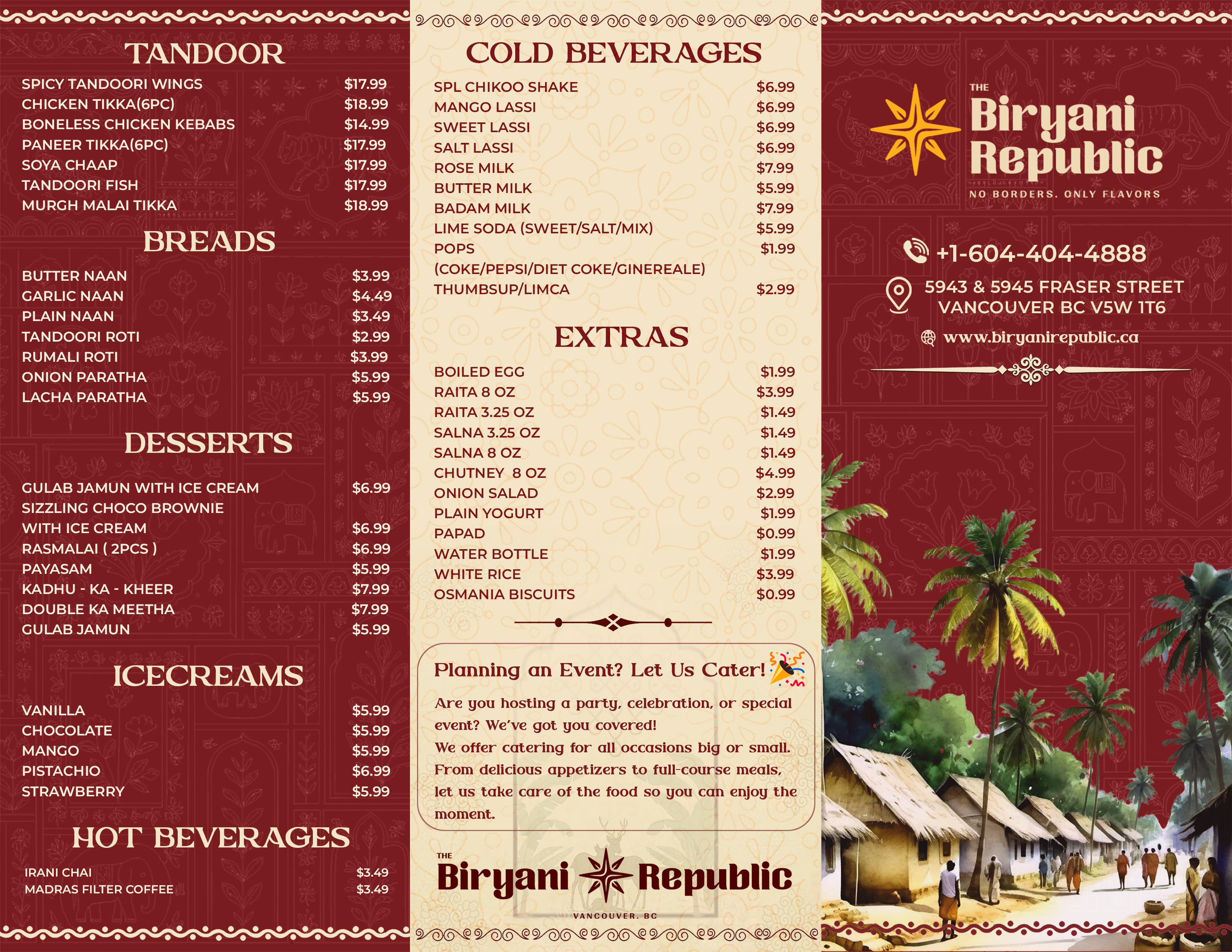 Menu Card 2